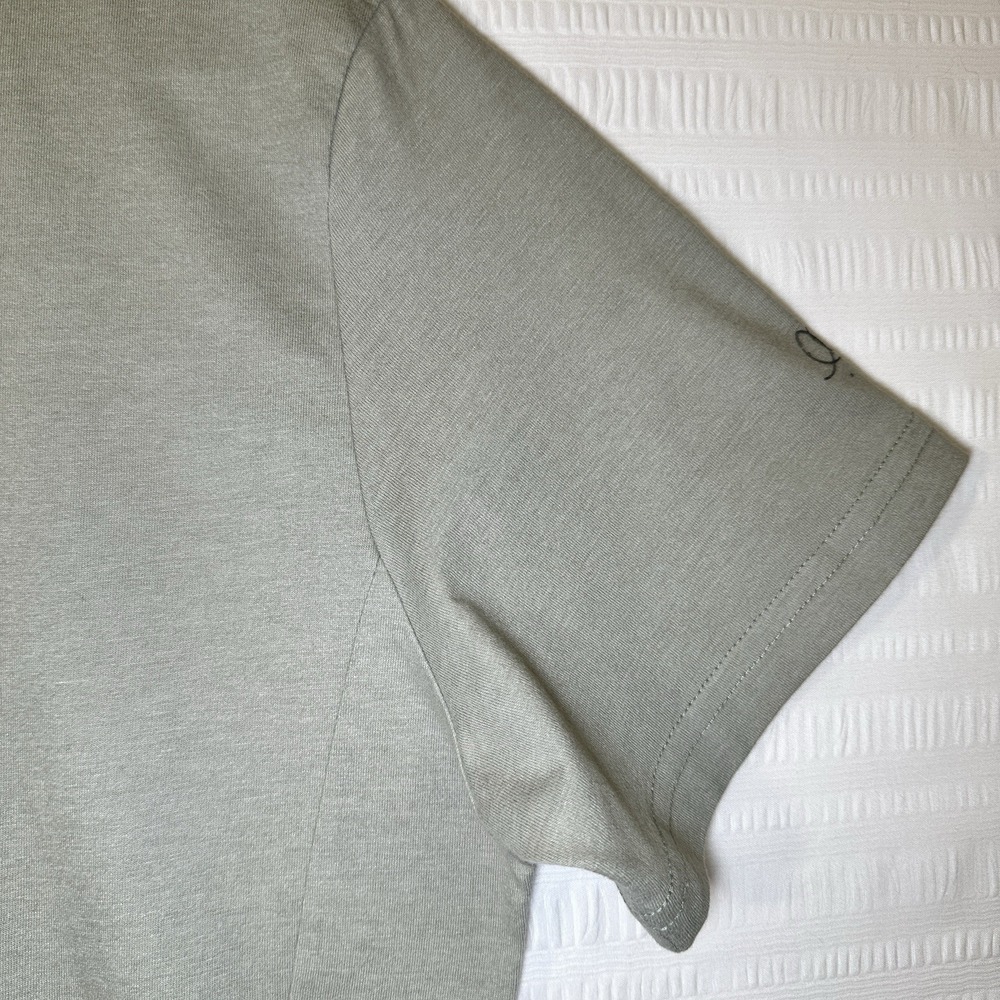 Rituals Yoga Women's XL Sage Green Short Sleeve Activewear T-Shirt Stretch - Picture 5 of 9